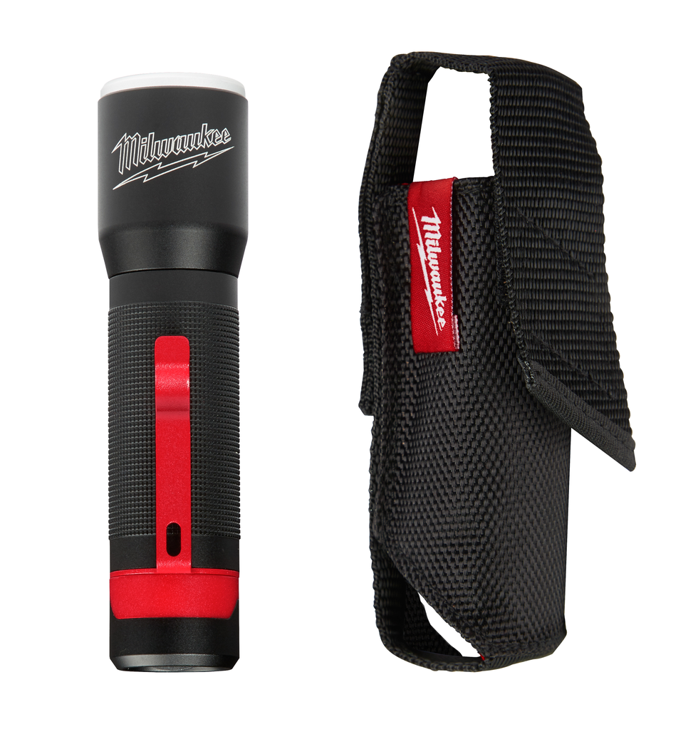 LED Flashlight 325-Lumen Focusing With Holster