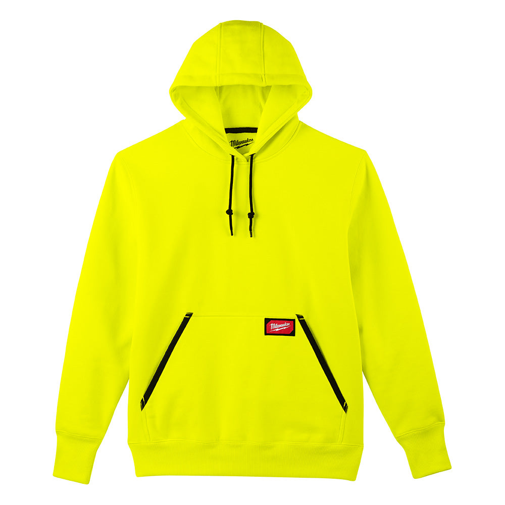 Heavy Duty Pullover Hoodie - hi Vis M
