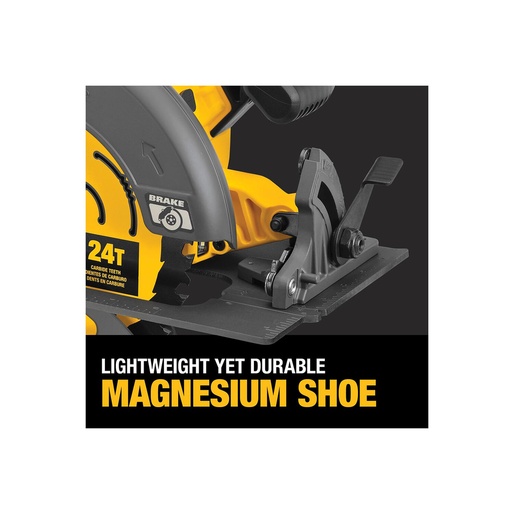 DEWALT 60V MAX* Brushless Cordless 7-1/4 in. Circular Saw with Electronic Brake (Tool Only)