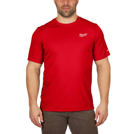 Workskin™ Lightweight Performance Shirt - Short Sleeve- Red XL