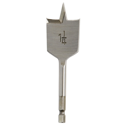 1-1/4 In x 4.5 In Flat Boring Bit