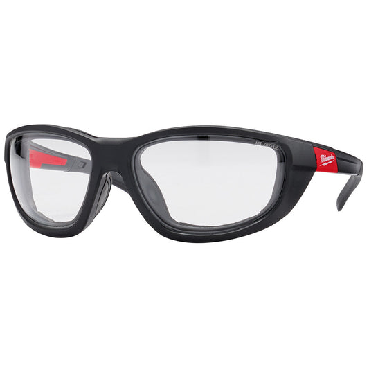 Clear High Performance Safety Glasses With Gasket, 12/PK
