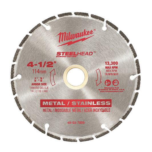Steelhead™ Diamond Cut-off Blade 4-1/2"
