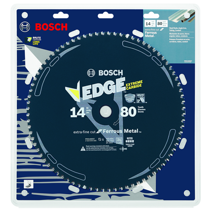 14 In. 80 Tooth Edge Circular Saw Blade For Ferrous Metal Cutting