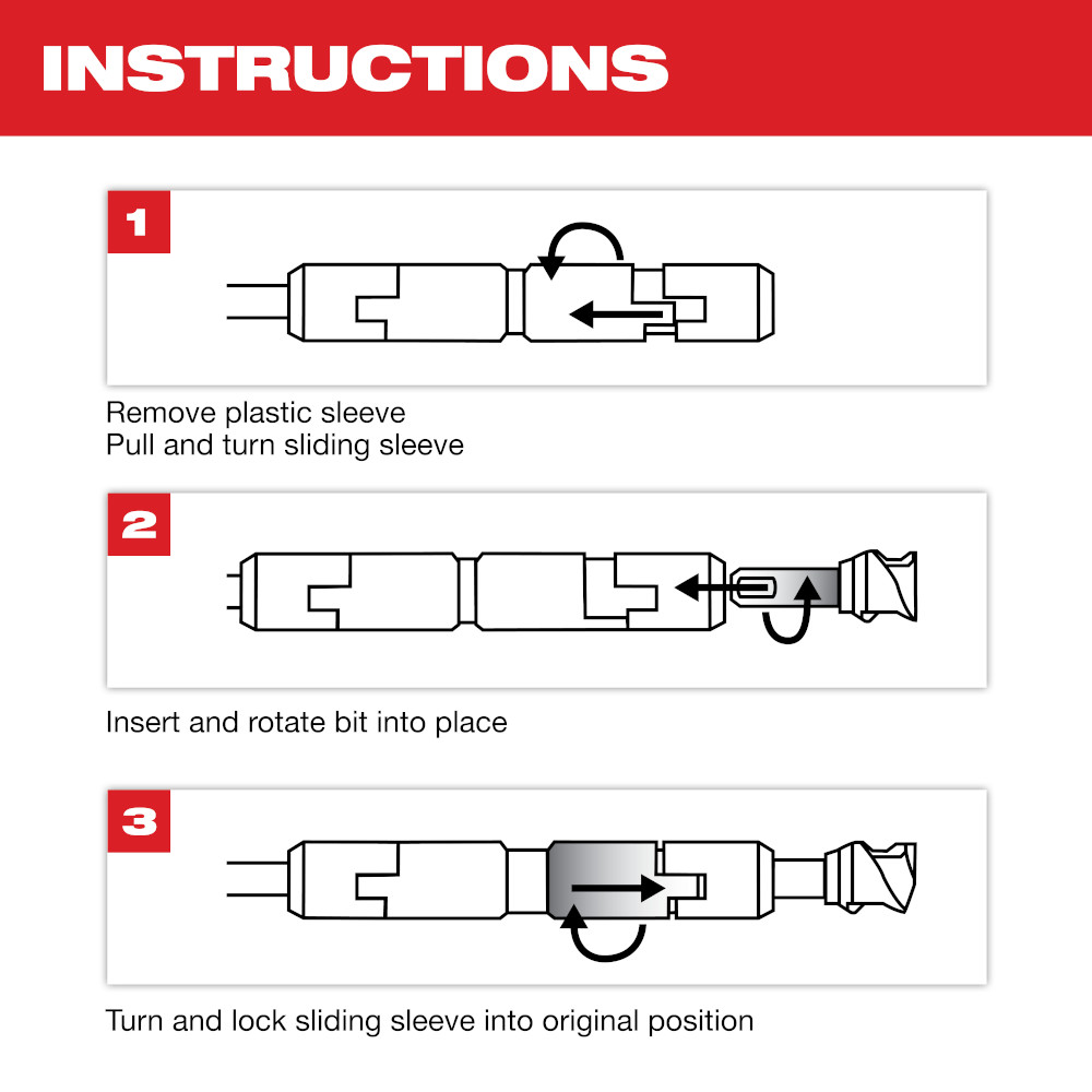 15" MAX-LOK™ SDS Max Extension
