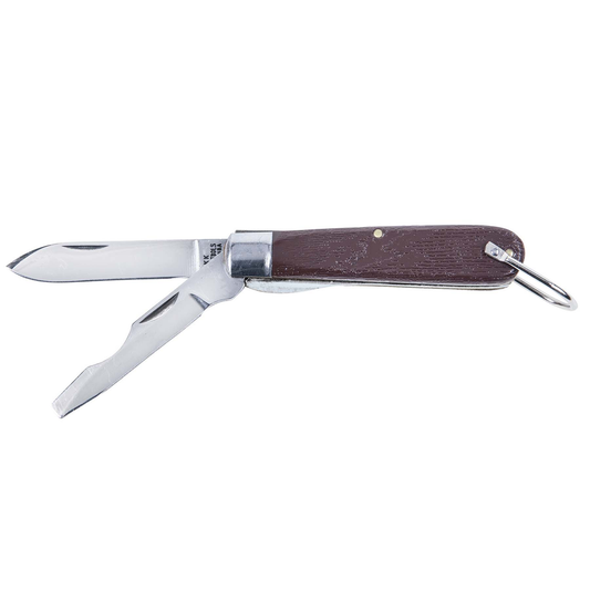 2 Blade Pocket Knife Steel 2-1/2-Inch Blade