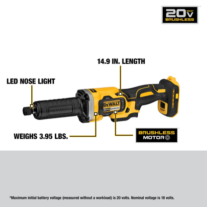 Dewalt 20V Brushless Die Grinder 1-1/2in Tool Only