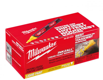 Marqueur à peinture liquide jaune INKZALL®