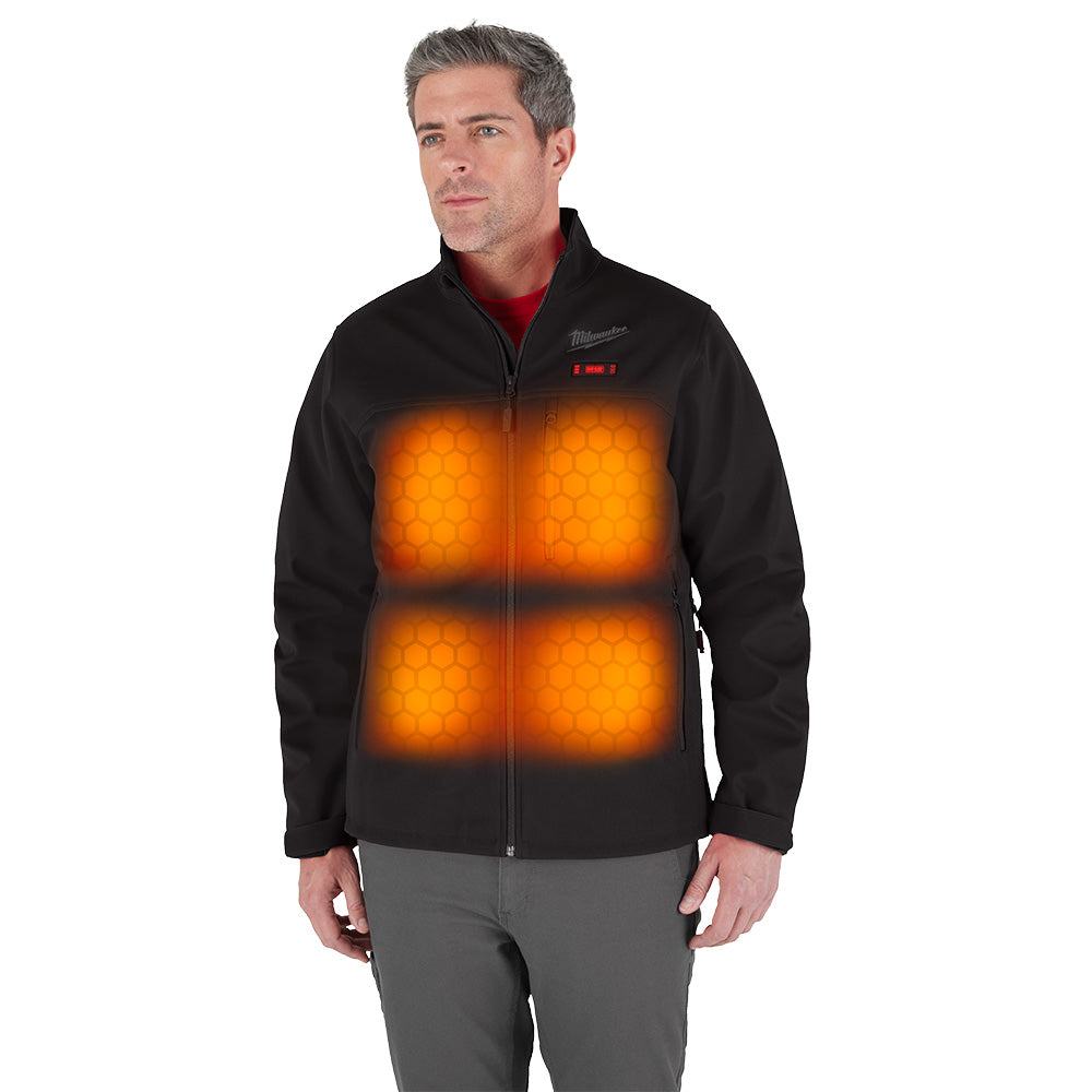 M12™ Heated Toughshell™ Jacket Kit, Black, Sz: L