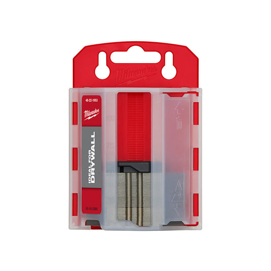 50-piece Drywall Utility Knife Blades w/ Dispenser