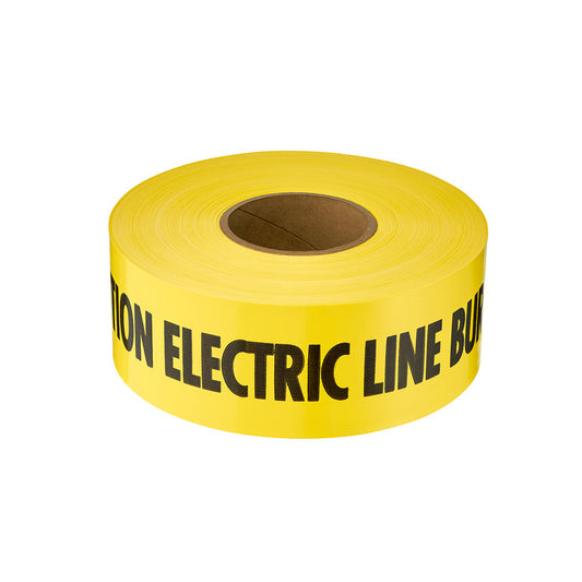 Empire® Shieldtec® Standard Non-detectable Tape-electric Line, Yellow, 4mm, 3''x 1000', 8/pk