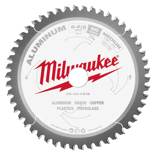 5-7/8 In Aluminum Cutting Circular Saw Blade