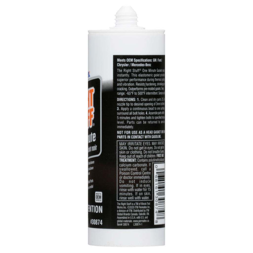 Permatex The Right Stuff Black Instant Gasket Maker, 147mL