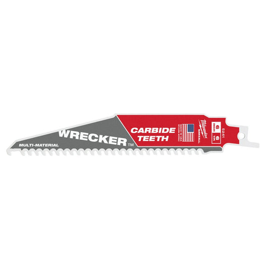 The Wrecker™ With Carbide Teeth Sawzall® Blade 6" 6 Tpi 3pk