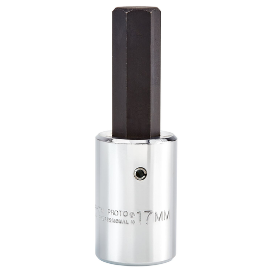 PROTO Skt Hex Bit 1/2 Dr 17Mm