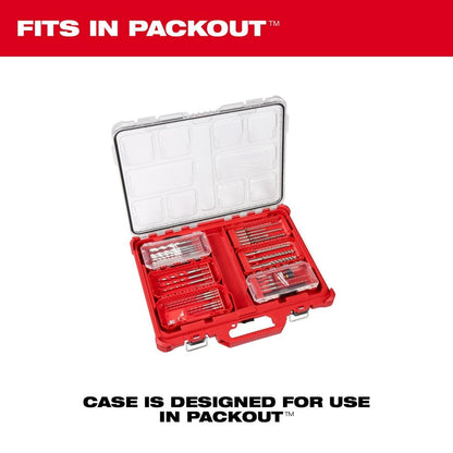 Kit de forets pour marteau perforateur en carbure SHOCKWAVE Impact Duty - 10 pièces