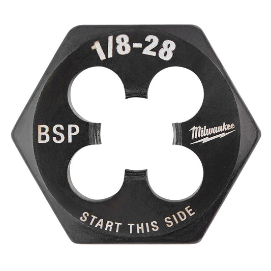 1/8"-28 Bsp 1-inch Hex Threading Die