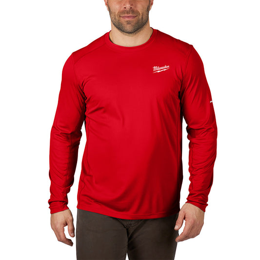 Workskin™ Lightweight Performance Shirt - Long Sleeve - Red S