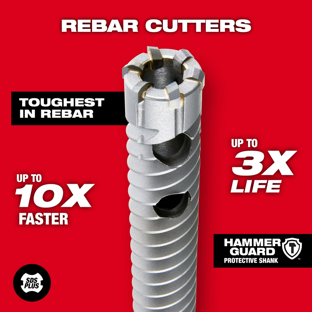 SDS Plus 3/4" X 12" Rebar Cutter