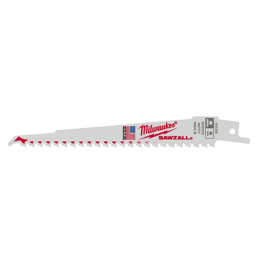 6 in. 6 TPI Sawzall® Blade, 50/bx