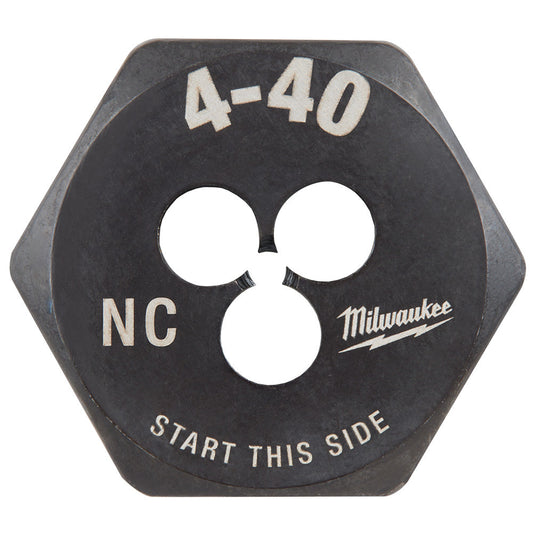 4-40 nc 1-inch Hex Threading Die