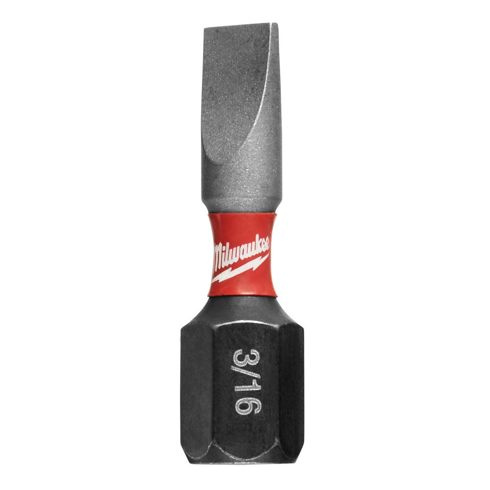 Shockwave™ 2-piece Impact Slotted 3/16 In Insert Bits