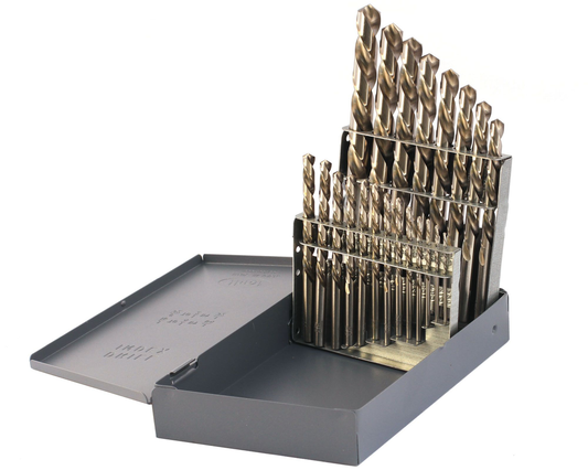 21cc Left Hand Drill Set 1/16-3/8 By 64ths