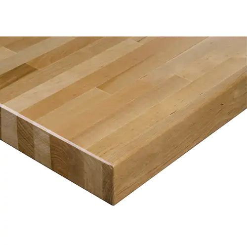 Dessus d'établi en bois dur laminé, 72 po l. x 36 po p., bord carré, 1-3/4 po d'épaisseur