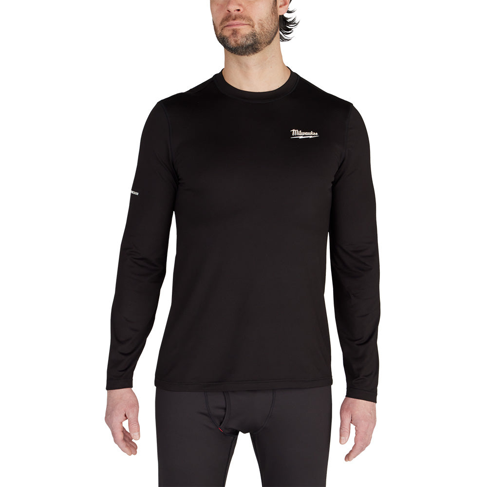 Workskin™ Crew Neck Baselayer - Black XL