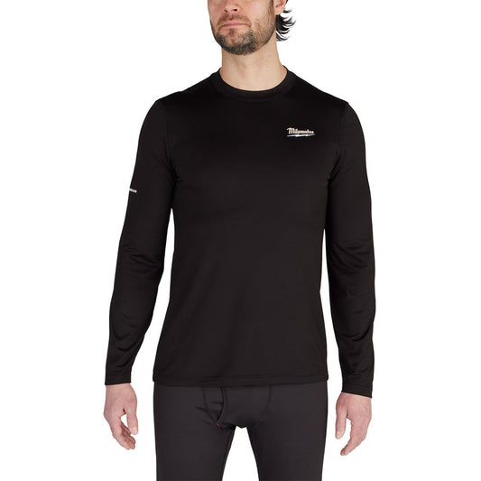 Workskin™ Crew Neck Baselayer - Black XL