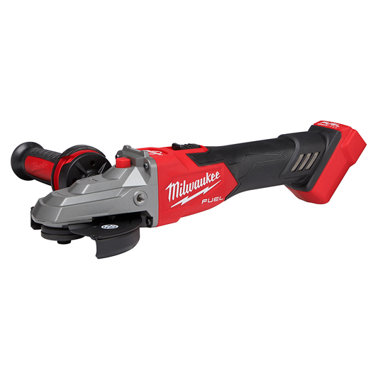 M18 FUEL™ 5" Flathead Braking Grinder Slide Switch Lock-On