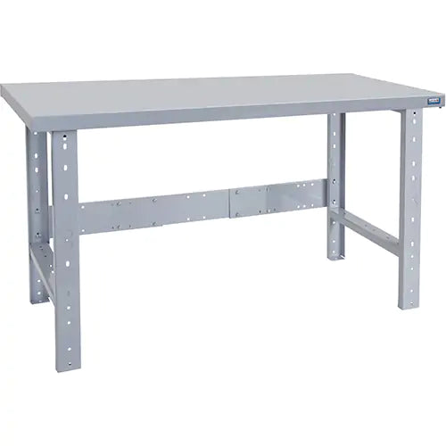 Établi préfabriqué, surface métallique, 72 po l. x 36 po p. x 34 po h., capacité de 2 500 lb