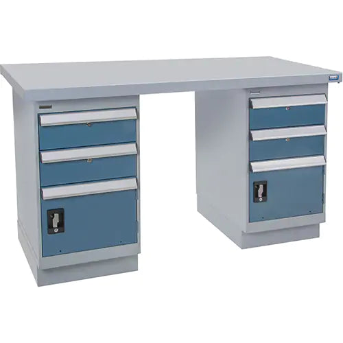 Pre-Designed Workbench, 6 Drawers, 2500 lbs. Capacity, 72" W x 36" D x 34" H