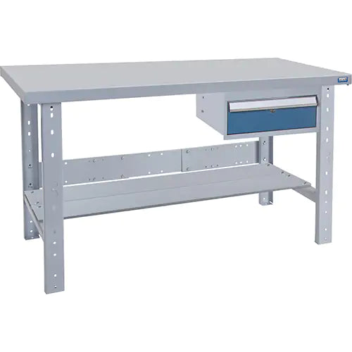 Établi préfabriqué, 1 tiroir, capacité de 2 500 lb, 72 po l x 36 po p x 34 po h