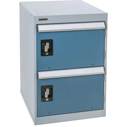 Établi sur piédestal à deux portes, 28 po H x 18 po L x 21 po P
