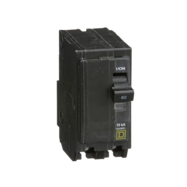 Mini Circuit Breaker Qo 60A 2 Pole 120/240Vac 10kA Plug In