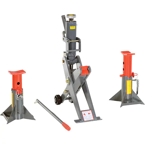 Hydraulic Forklift Jack, 4T Capacity, 2-1/4" - 16"
