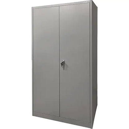 Armoire de rangement, acier, 4 tablettes, 78 po H x 36 po L x 24 po P, gris