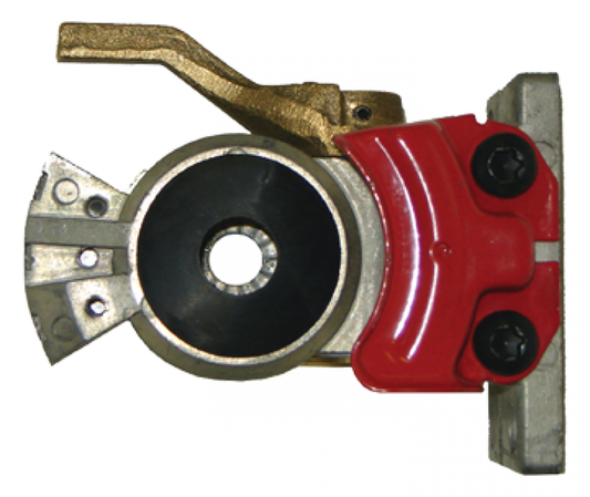 SAE Valved Service Gladhands, Aluminum, 3/8 Bottom FPT