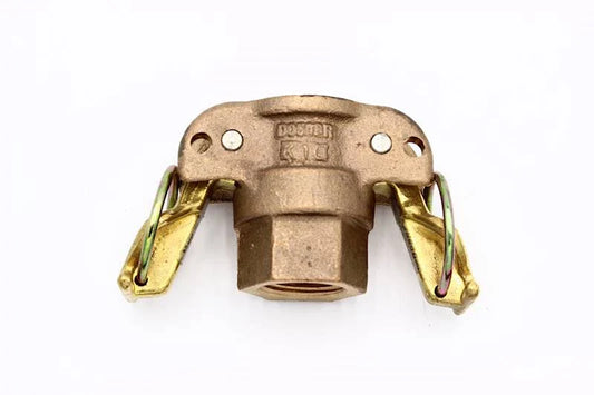 1/2" Insta-Lock Part D, FNPT x Female Cam, Brass, D050BR