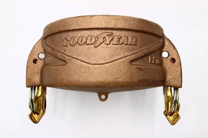 Goodyear, 4" Female Insta-Lock Camlock Dust Cap, Brass