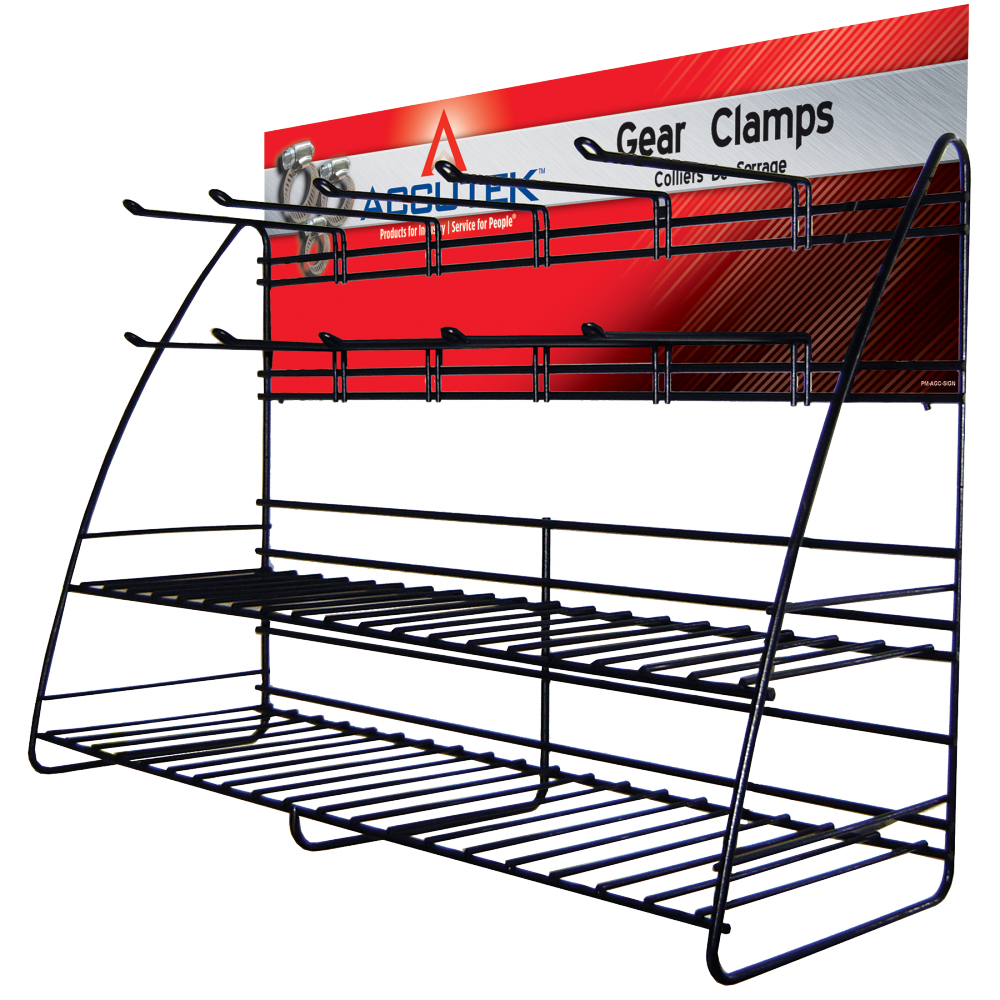 POP Display for Accutek Standard Gear Clamps
