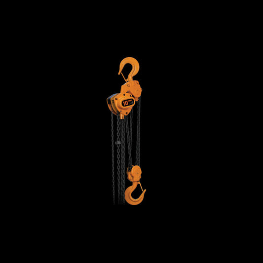 HCB High Speed Hand Chain Hoist, Aluminum, 5T Capacity, 10ft Lift
