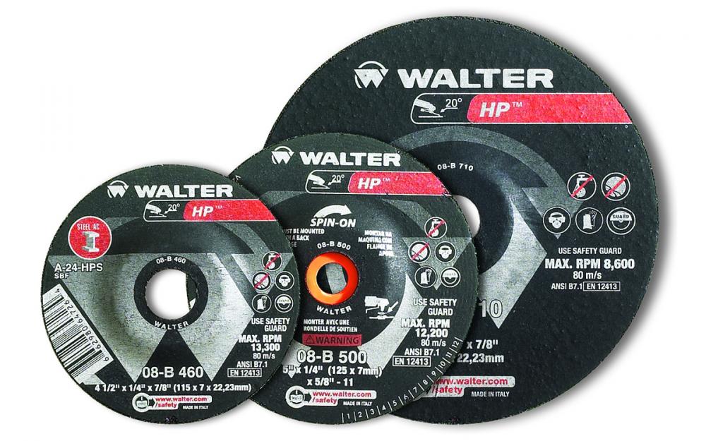 HP™ grinding wheel, Type 27, grA-24-HPS, 4X1/4X5/8