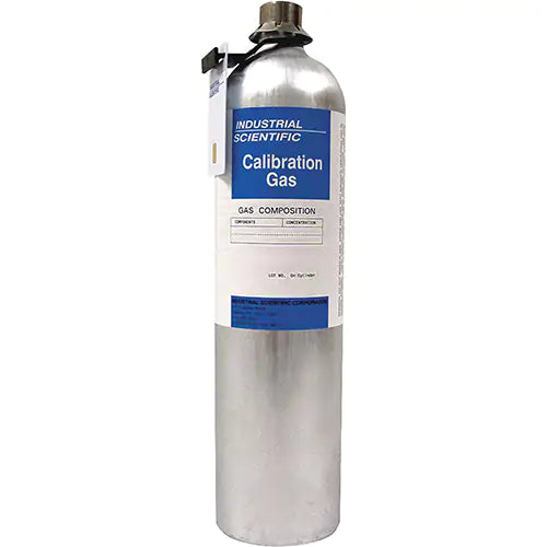 Calibration Gas, 4 Gas Mix, CO/H2S/LEL/O2, 58 Litres