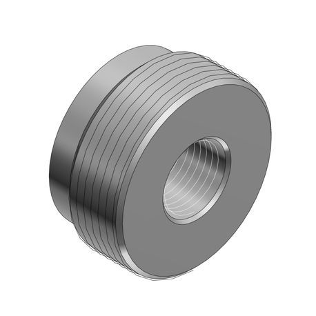 Reducer, Steel, Threaded, 3/4 In X 1/2 In