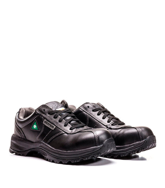 Inspades™, Men's Shoes CSA Approved, Slip and Oil Resistant, Steel Toe Cap, Work Shoes, Black, Size 8
