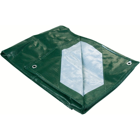 Tarps, Heavy-Duty, Green, 30' x 50' x 9 mils