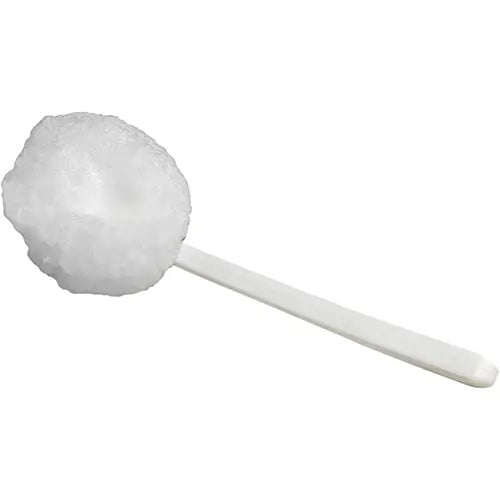 Brosse de nettoyage pour cuvette, 30,5 cm de long, poils en acrylique, blanche