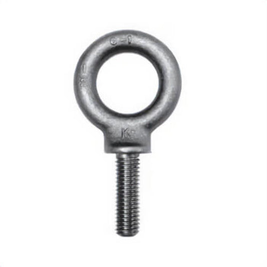 Boulon à œil à épaulement fileté entièrement, modèle K2037, 2-1/2"-4, tige de 5 po, acier au carbone matricé